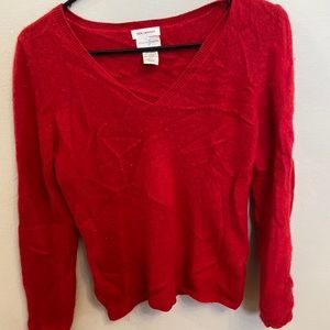 Red Cashmere Sweater S